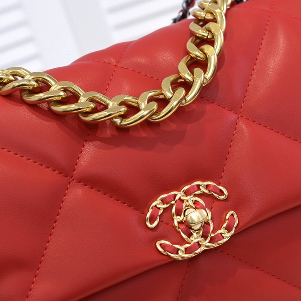 シャネルバッグ角部分ディテール